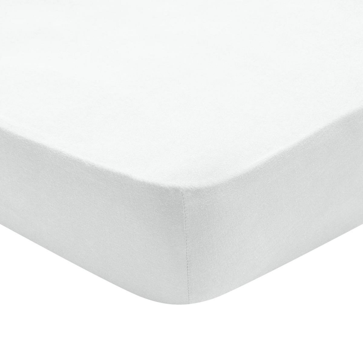 DODO Drap Housse Confort Jersey Coloris Blanc