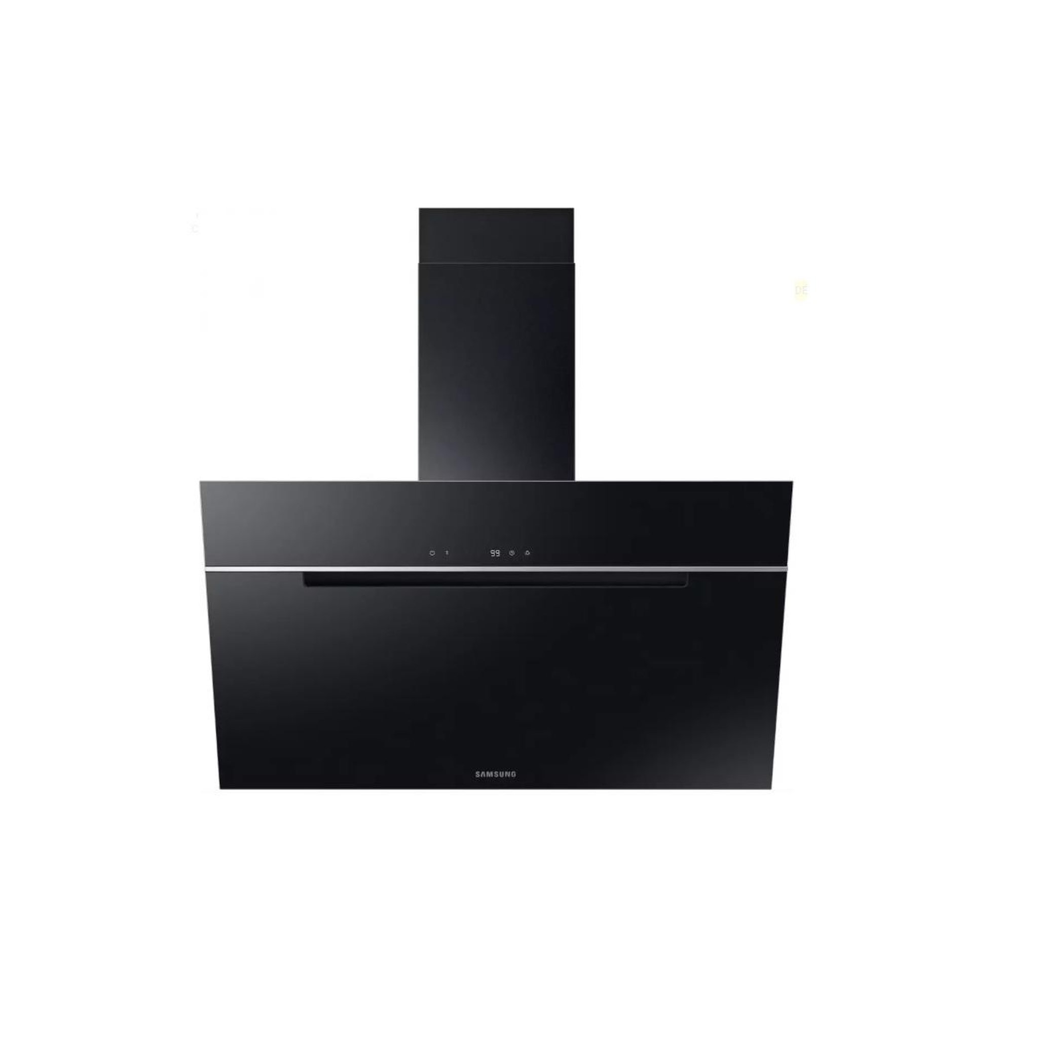 Samsung Hotte décorative inclinée 90cm 558 m3/h noir - nk36c7070wb