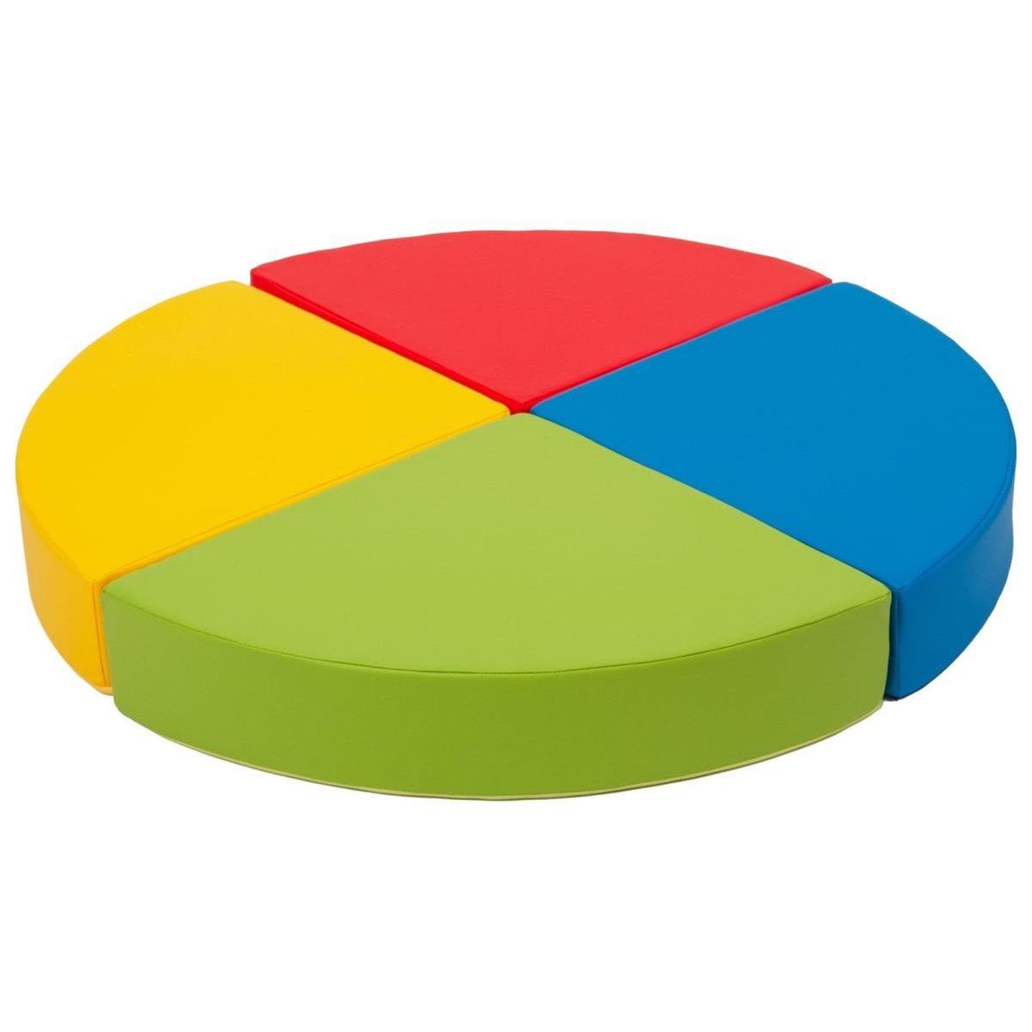 Voir la diapositive 2 : VELINDA Ensemble roue (4 grands blocs de mousse) — jaune, vert, bleu marine, rouge