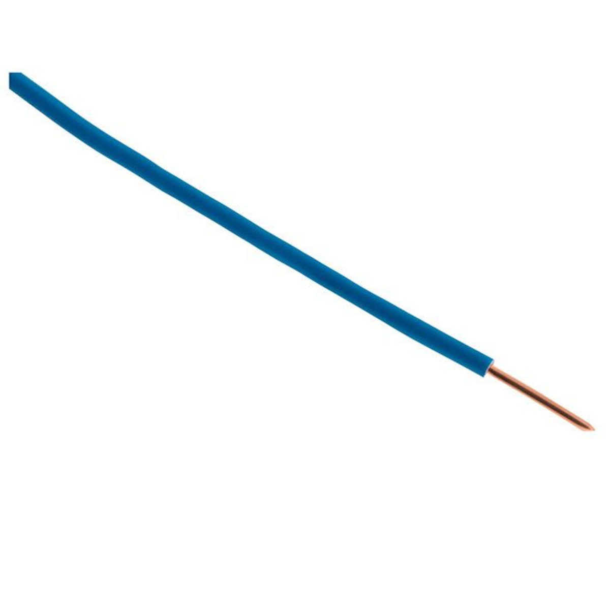 ZENITECH Câble électrique HO7V-U 1,5 mm2 bleu 10 m