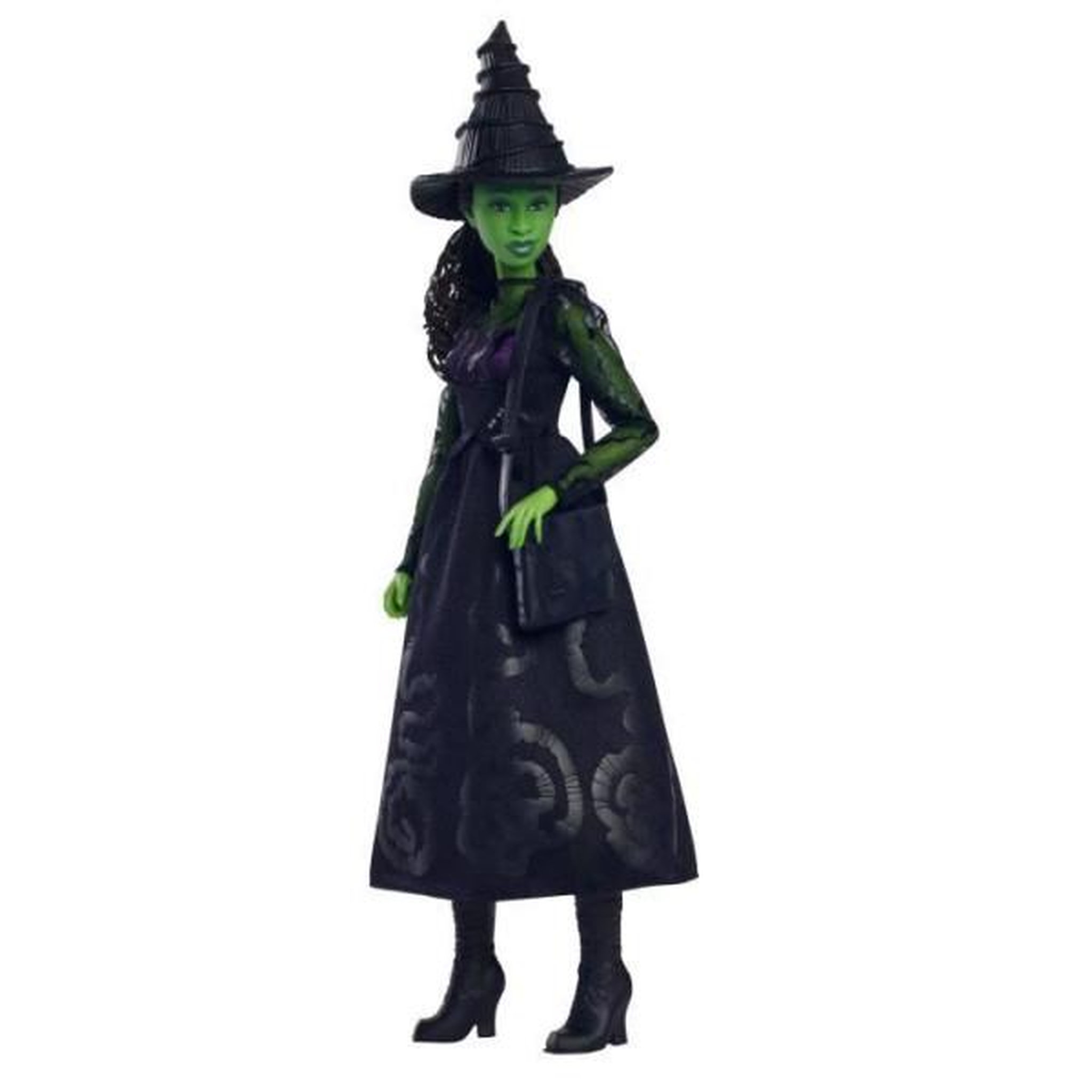 Voir la diapositive 5 : MATTEL Mattel-Wicked-Poupée Elphaba avec accessoires et habillages amovibles - Wicked - HXT62