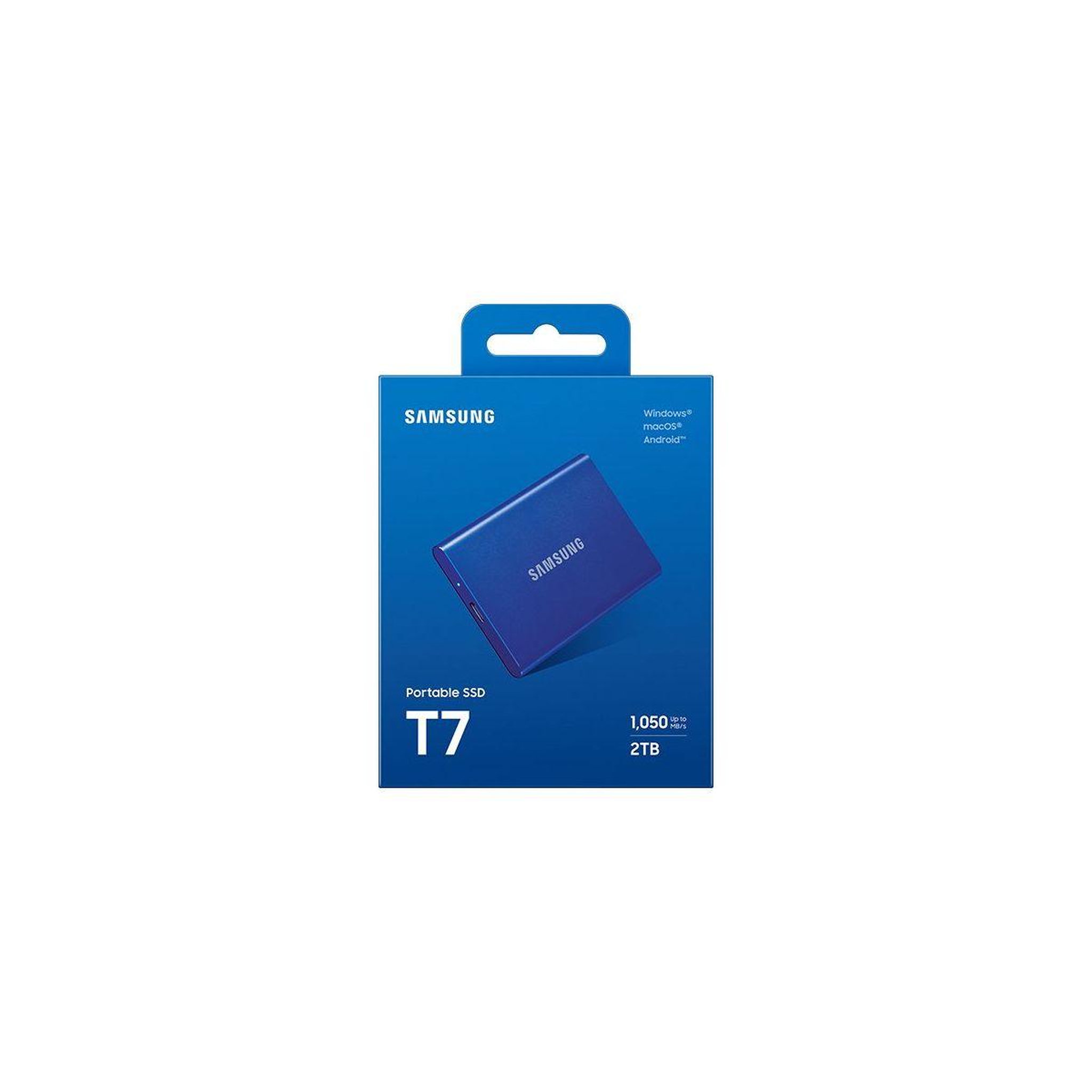Voir la diapositive 5 : Samsung Disque dur ssd externe portable 1to t7 1to bleu indigo