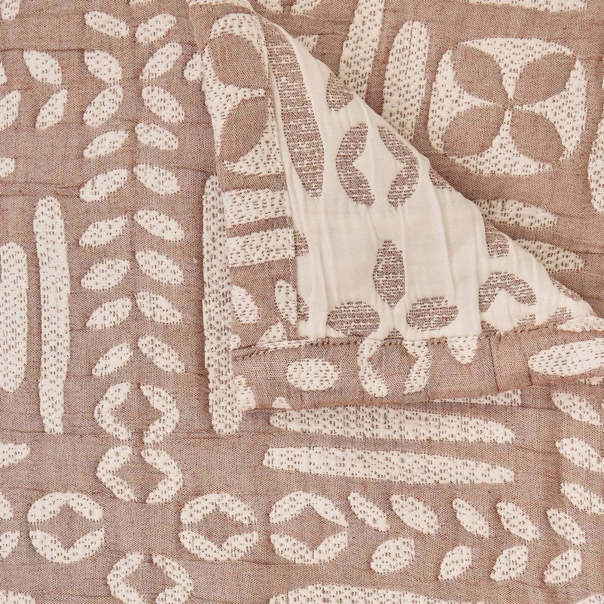 ATMOSPHERA Dessus de Lit  Nuvia  240x260cm Terracotta