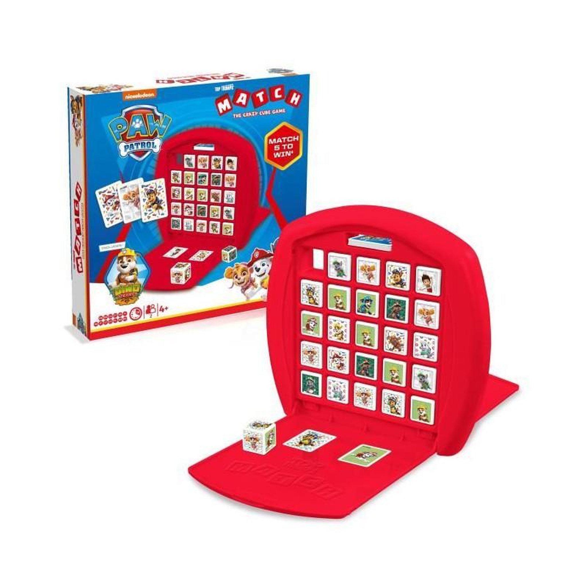 Voir la diapositive 2 : Winning Moves Match La Pat'Patrouille Dino Rescue - Jeu de société - WINNING MOVES - Jeu d'observation et de tactique