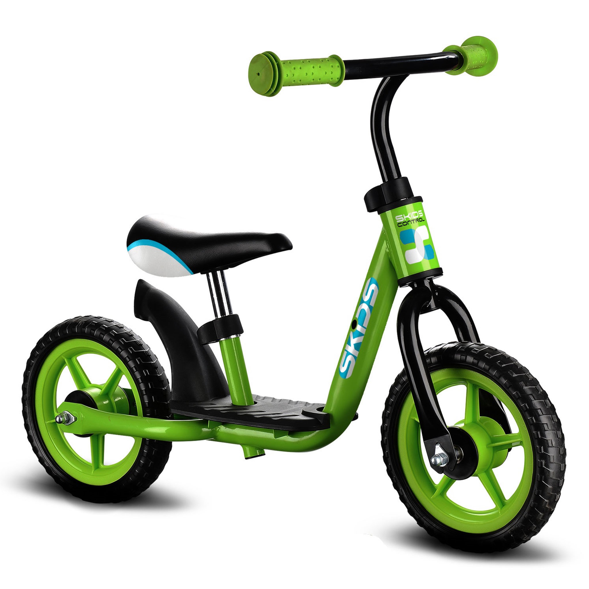 Draisienne 10 pouces Kids Control avec repose-pied - Vert