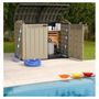 Voir la diapositive 2 : Keter Keter Coffre de rangement KETER Store-It-out Ultra, coffre de jardin résistant aux intempéries, Beige - 2000L - 177x113x134 cm