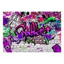Voir la diapositive 2 : Paris Prix Papier Peint  Purple Graffiti