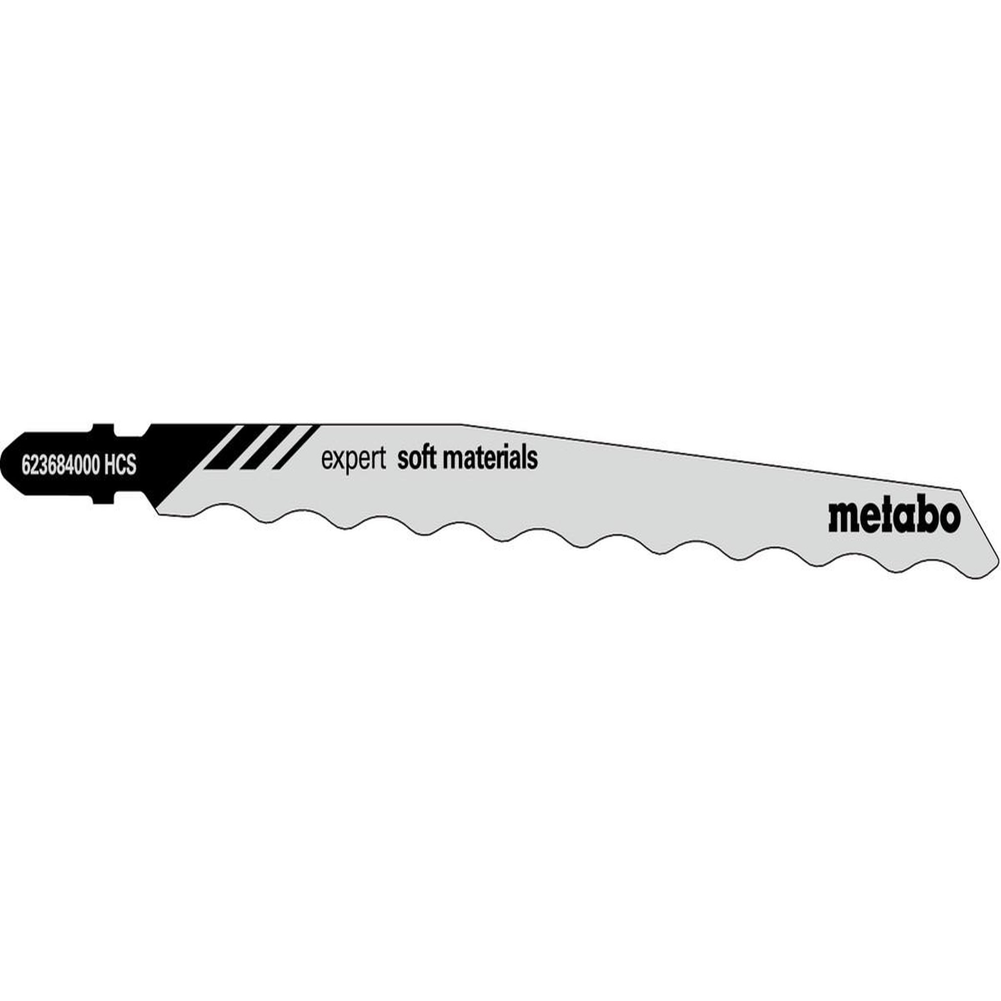 METABO SAS 3 Lames scie sauteuse HCS 126 mm pour scie sauteuse