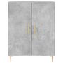 Voir la diapositive 5 : VIDAXL Buffet gris beton 69,5x34x90 cm bois d'ingenierie