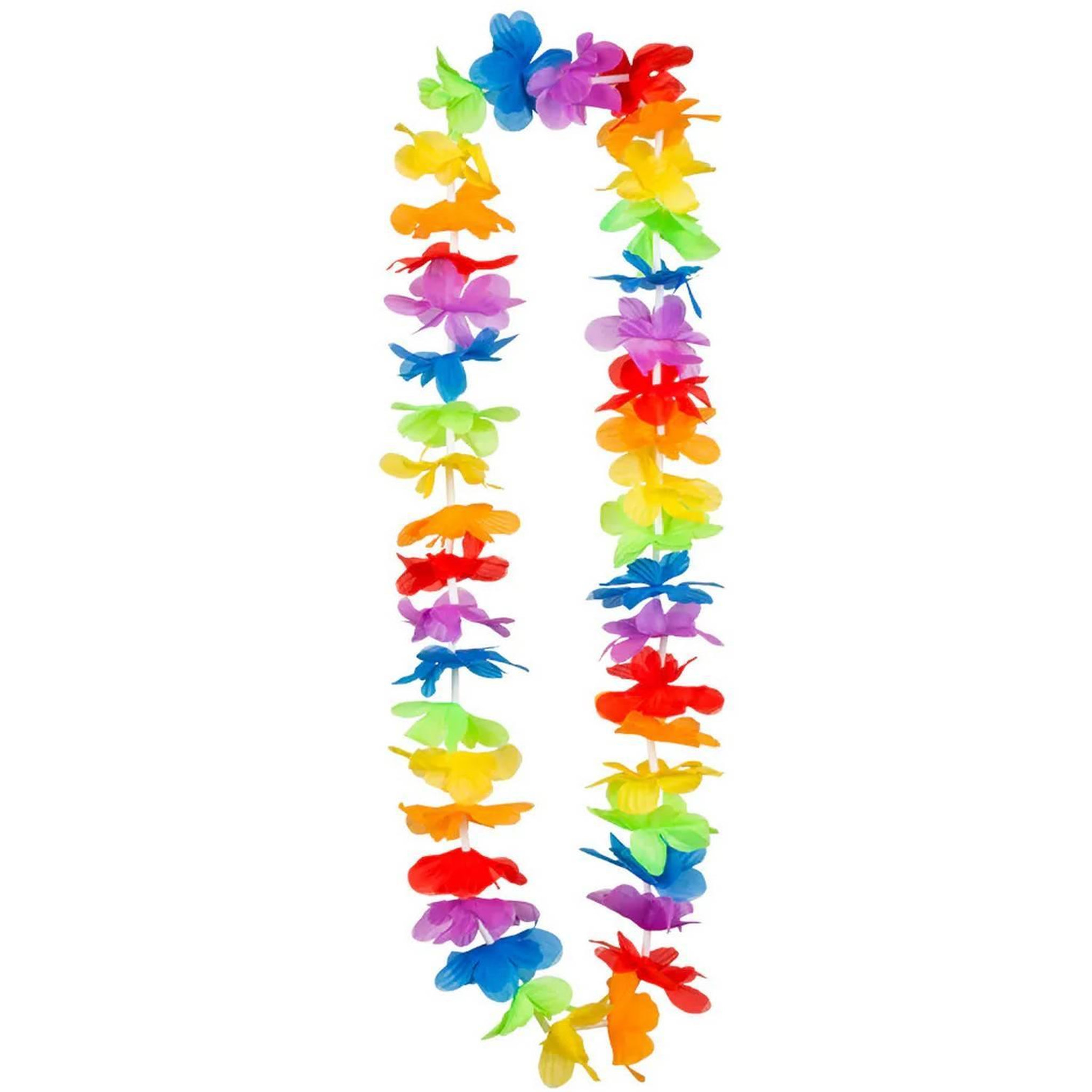Voir la diapositive 2 : Boland Collier Hawaïen - Rainbow - Petites Fleurs