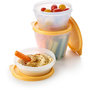 Voir la diapositive 3 : TUPPERWARE Boîte hermétique 3 bols multifonctions