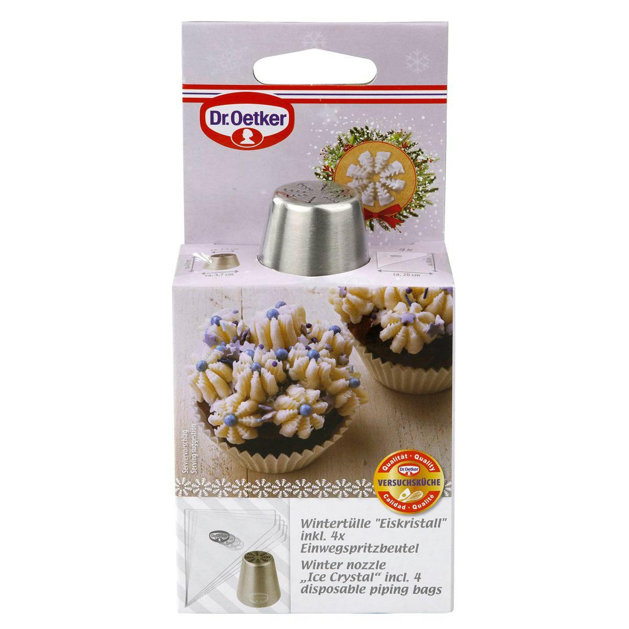 Voir la diapositive 6 : DR.OETKER Set de 2 poche à douilles professionnelle inox dr oetker noël
