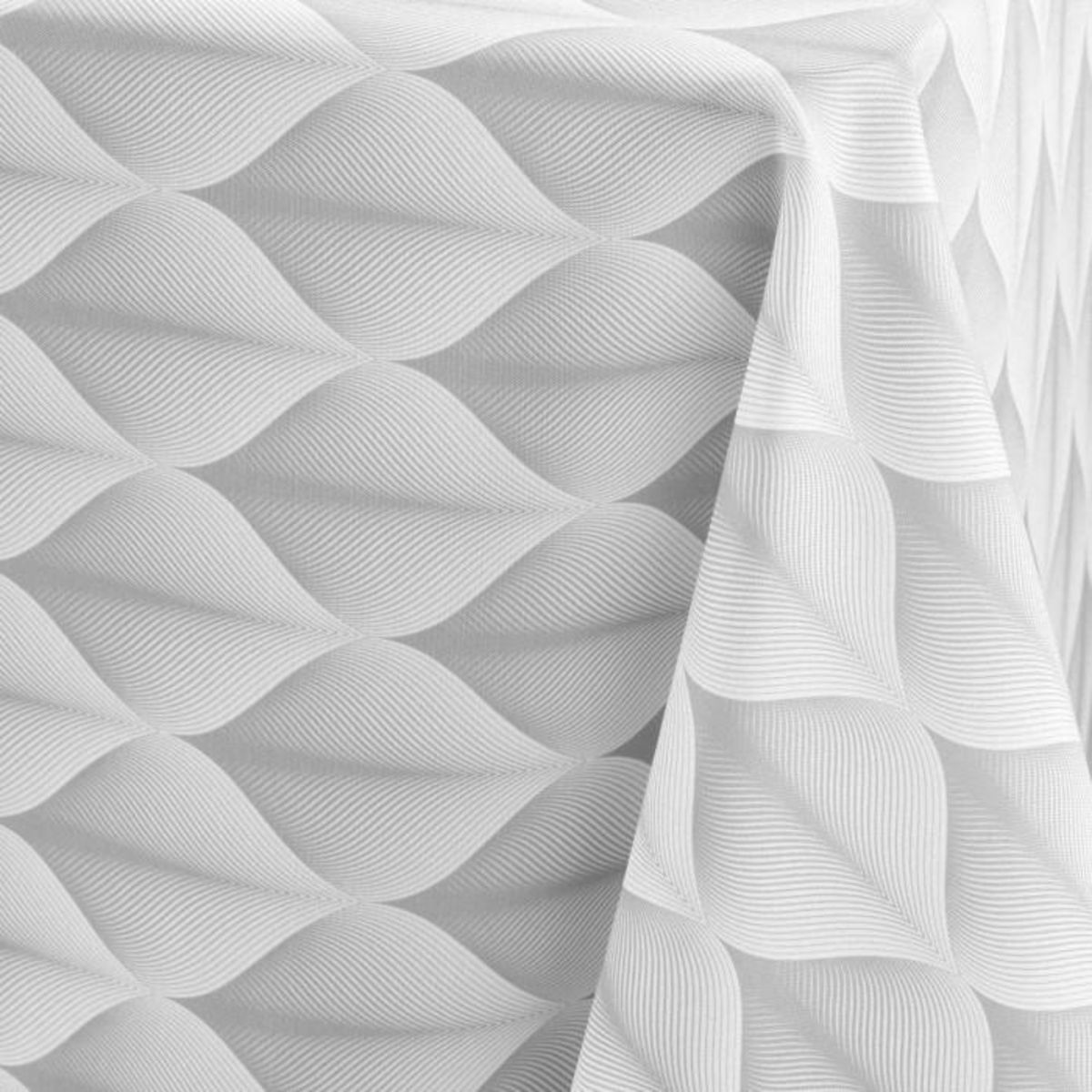 Paris Prix Nappe Antitache Imprimé  Kalini  150x240cm Gris