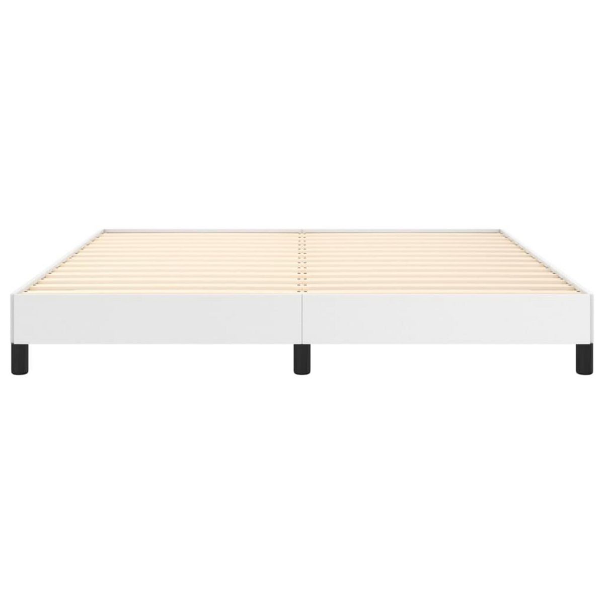 VIDAXL Cadre de lit sans matelas blanc 180x200 cm similicuir