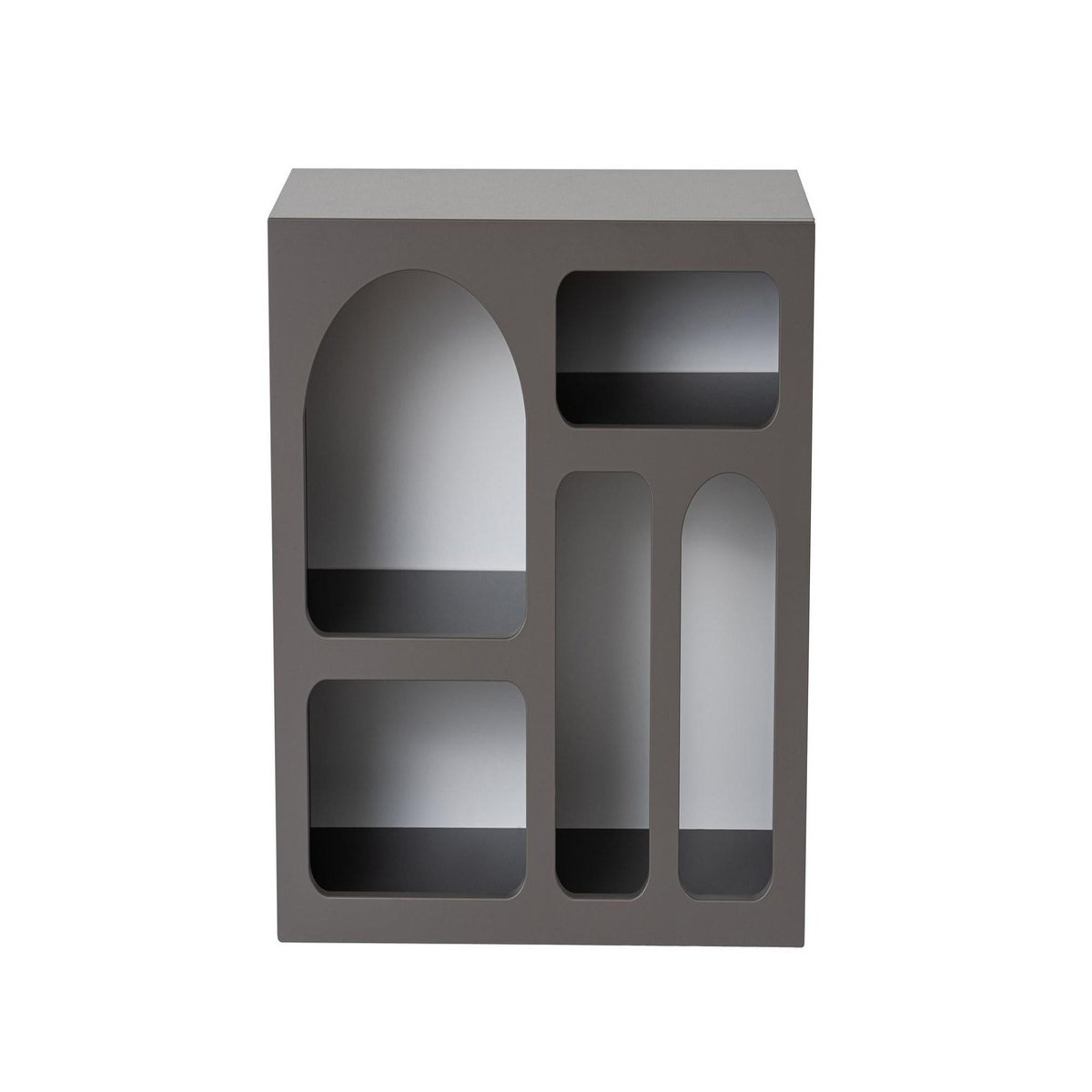 Habitat et Jardin Buffet en bois  Lessa  - 80 x 37 x 74 cm - Gris anthracite