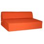 Voir la diapositive 2 : Chauffeuse convertible 1 place en tissu uni CHAPI