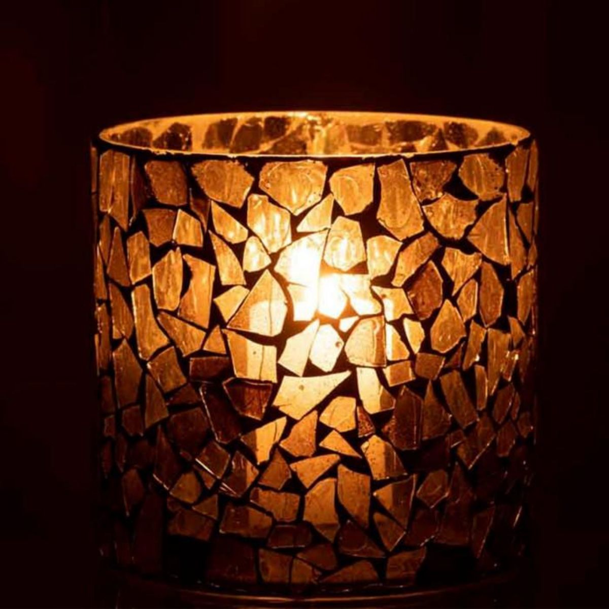 Paris Prix Photophore Design en Verre  Ido  16cm Vert