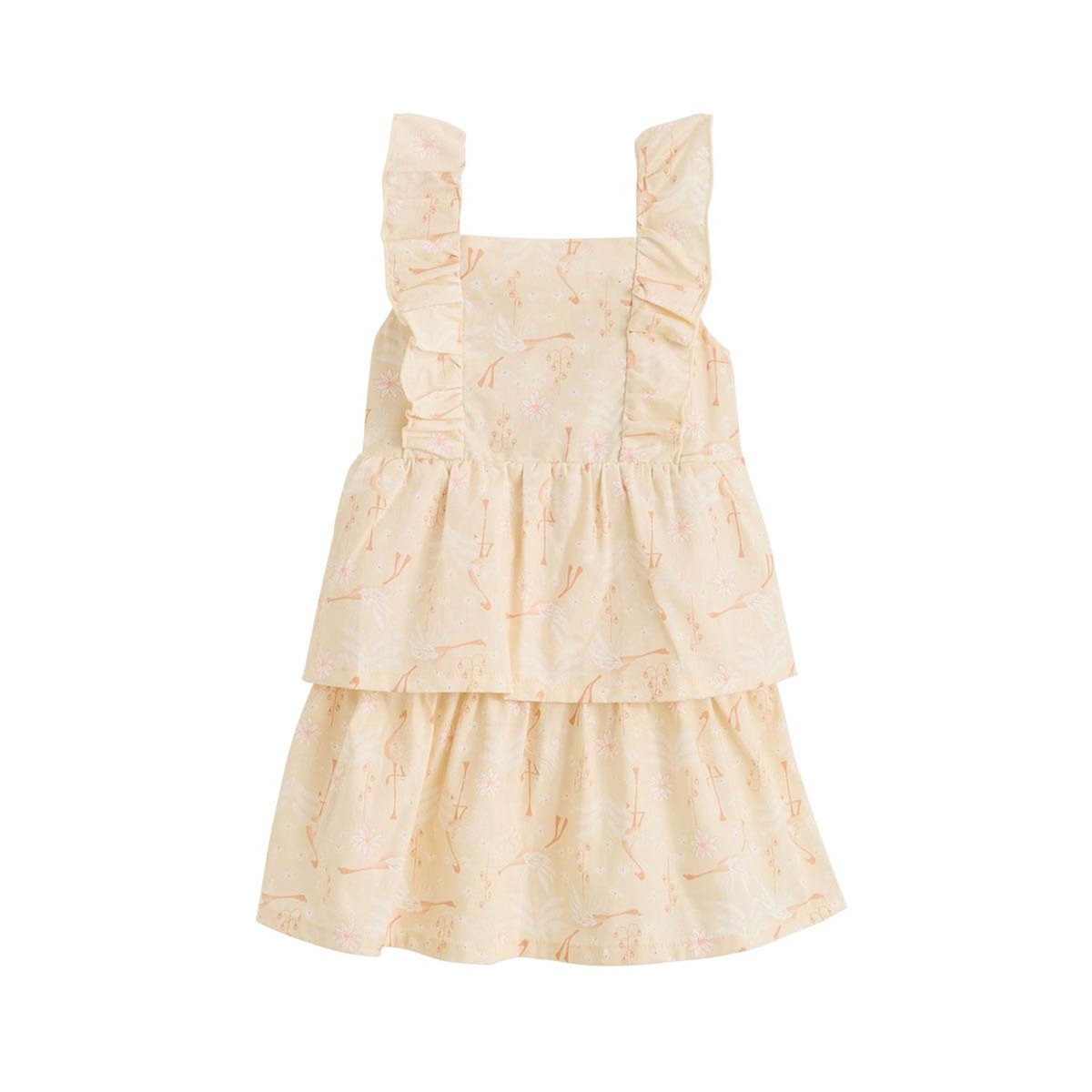 Petit Béguin Robe enfant en popeline Poésie d'été