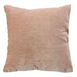 Paris Prix Coussin Déco en Velours  Velvet  40x40cm Pêche