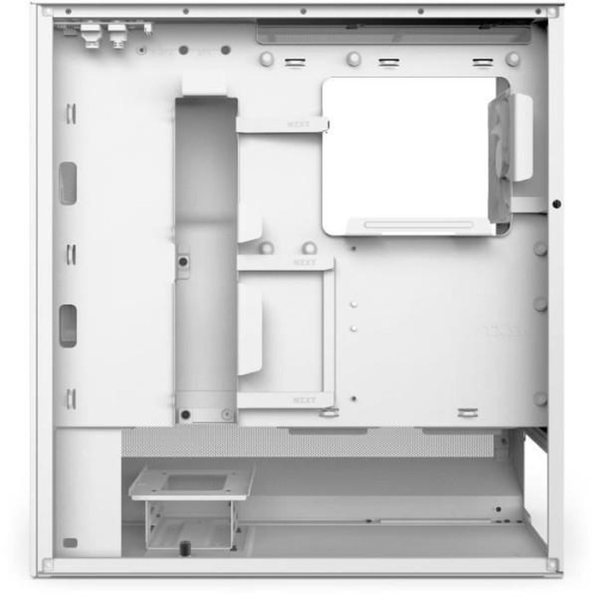 NZXT Boitier moyen-tour compact atx - nzxt - cc-h52fw-01 - h5 flow - blanc