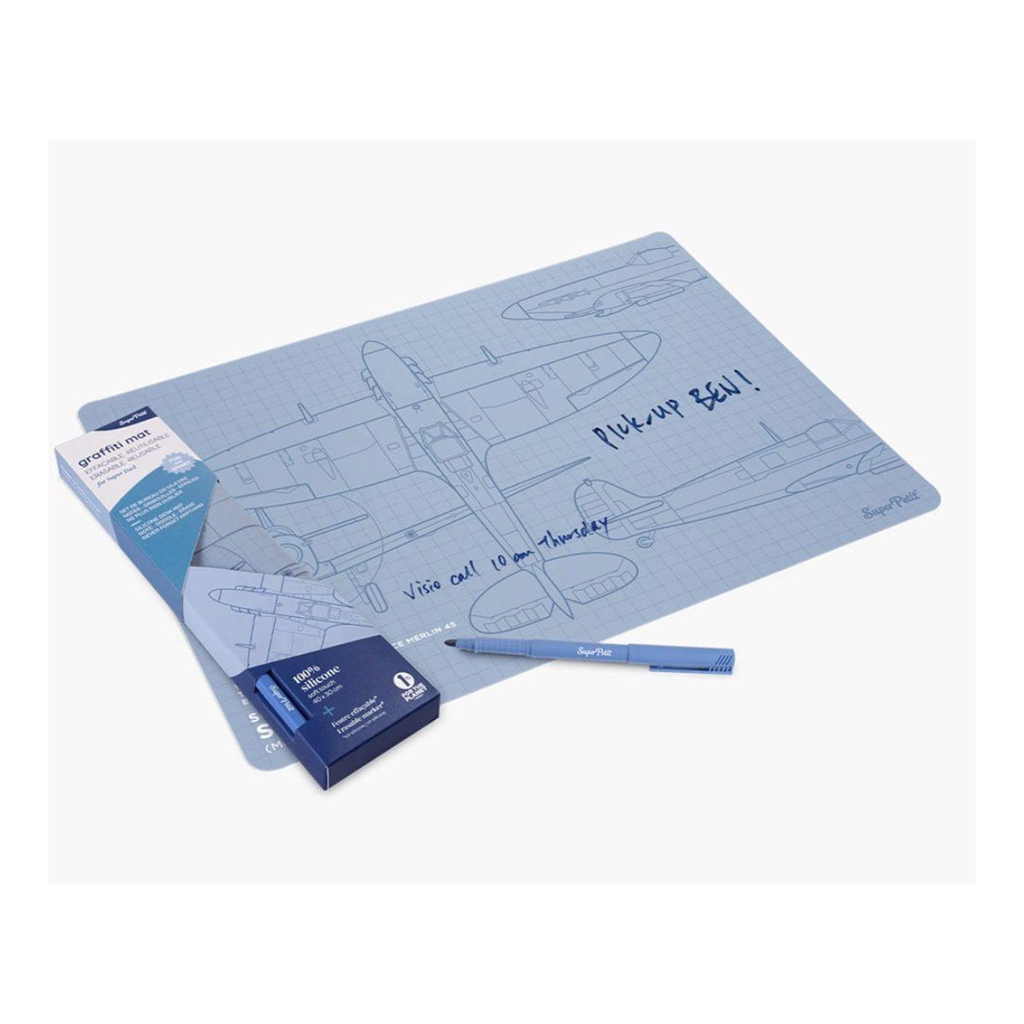 Voir la diapositive 2 : SUPER PETIT Kit graffity super dad - silicone mat