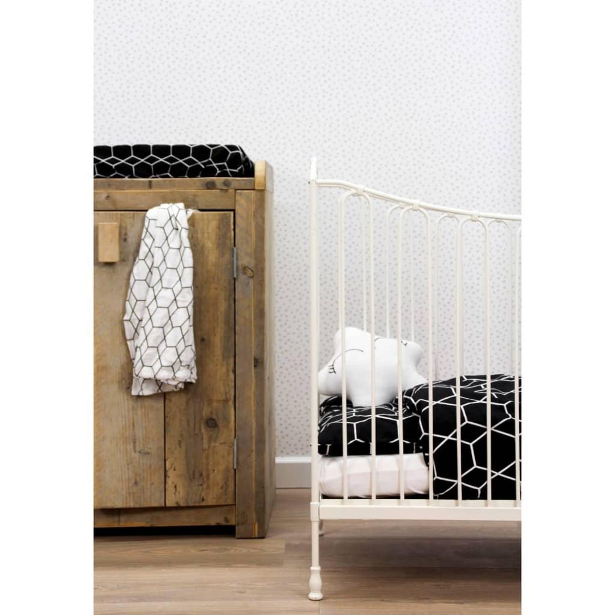 Noordwand Noordwand Papier peint Fabulous World Dots blanc et gris