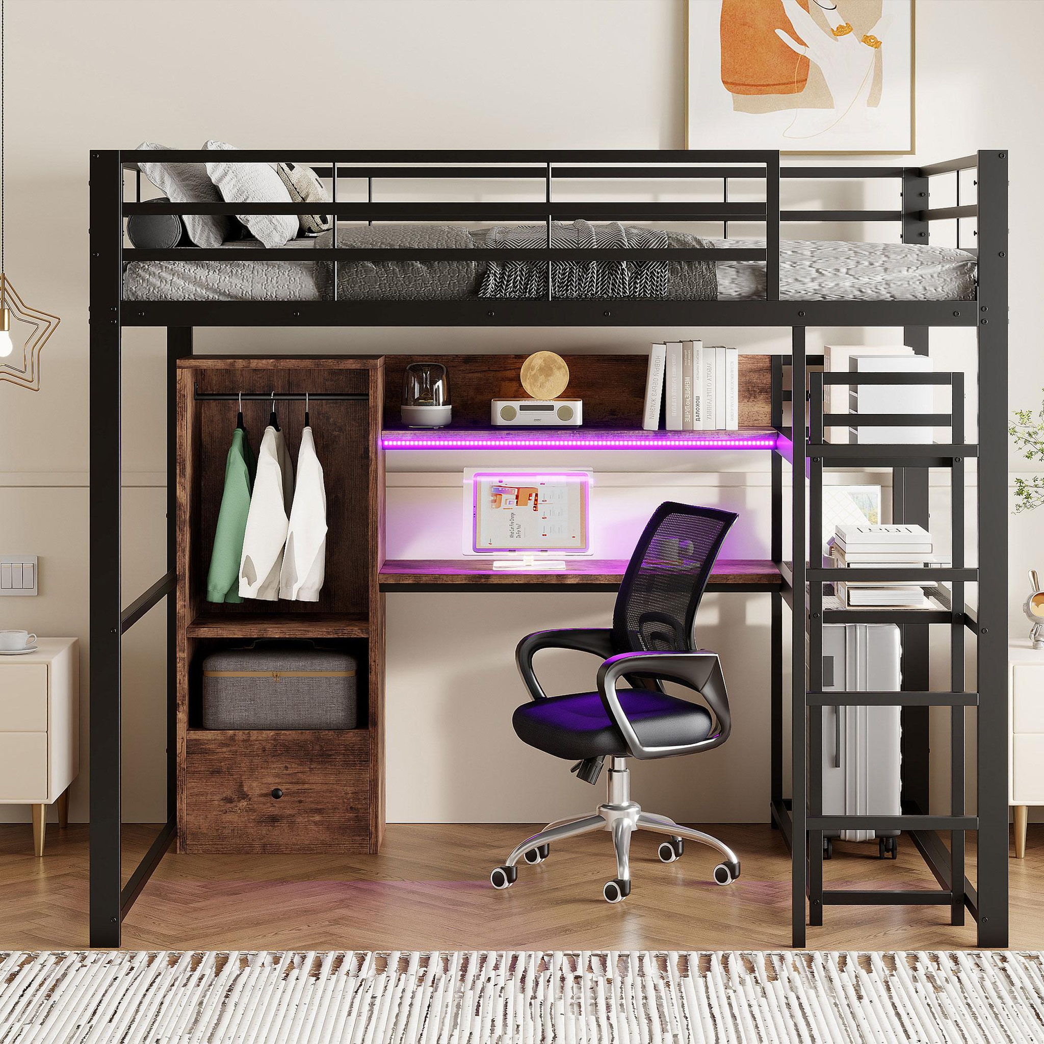 Voir la diapositive 4 : MERAX Lit mezzanine