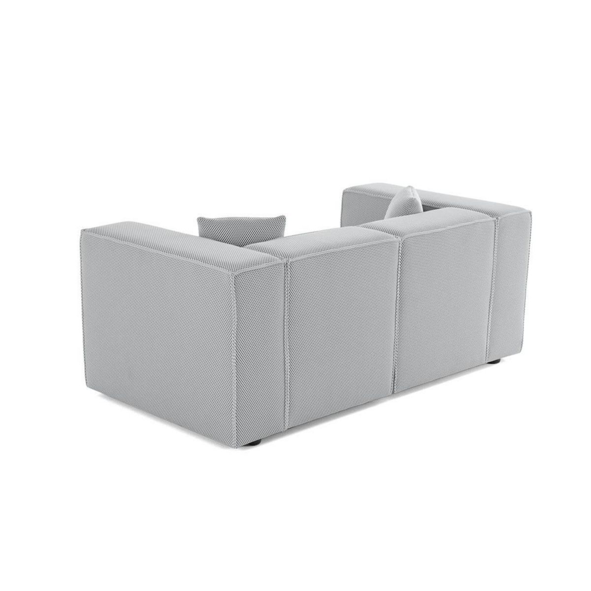 LISA DESIGN Arty - canapé modulable 2 places - en tissu mailles 3d