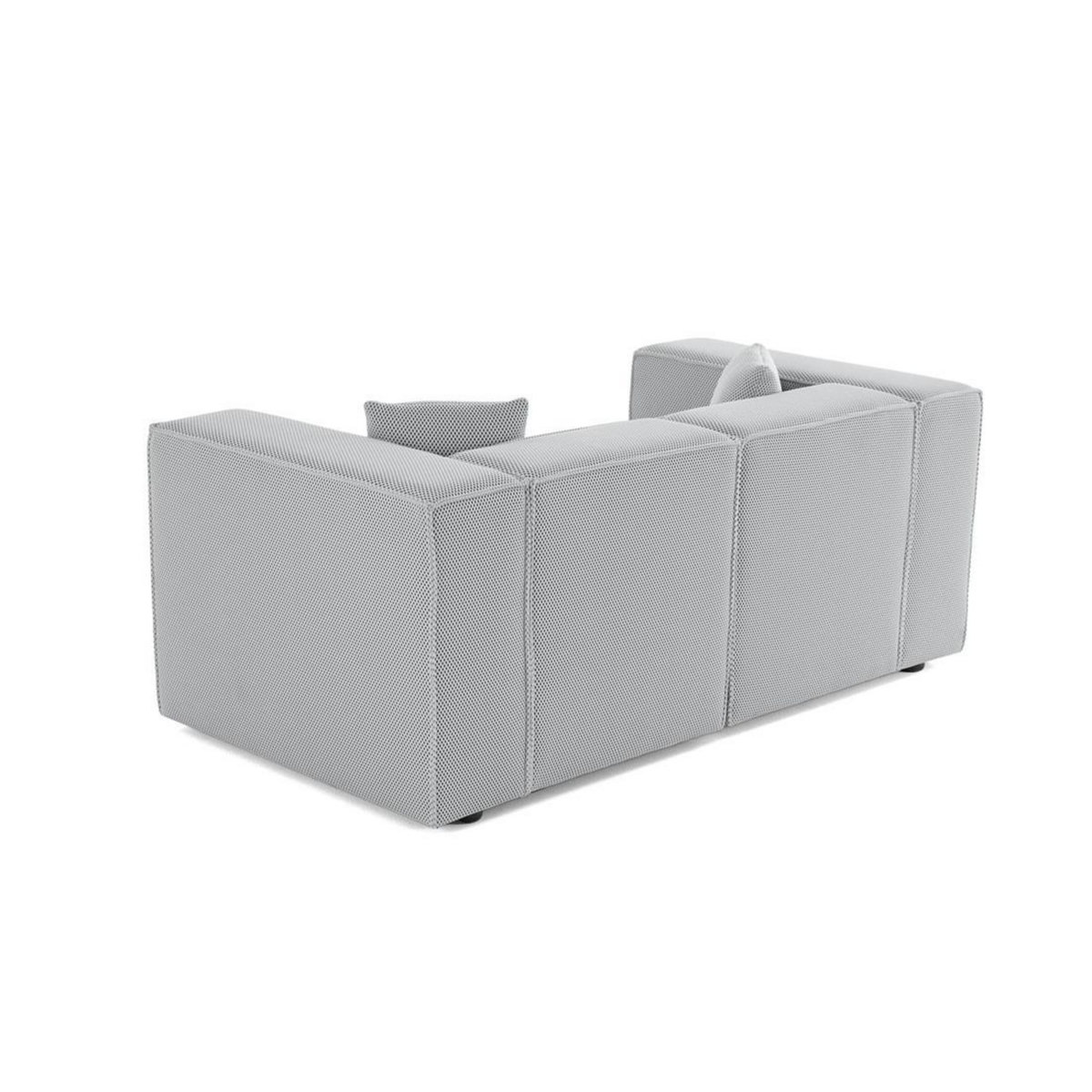 LISA DESIGN Arty - canapé modulable 2 places - en tissu mailles 3d