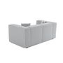 Voir la diapositive 5 : LISA DESIGN Arty - canapé modulable 2 places - en tissu mailles 3d