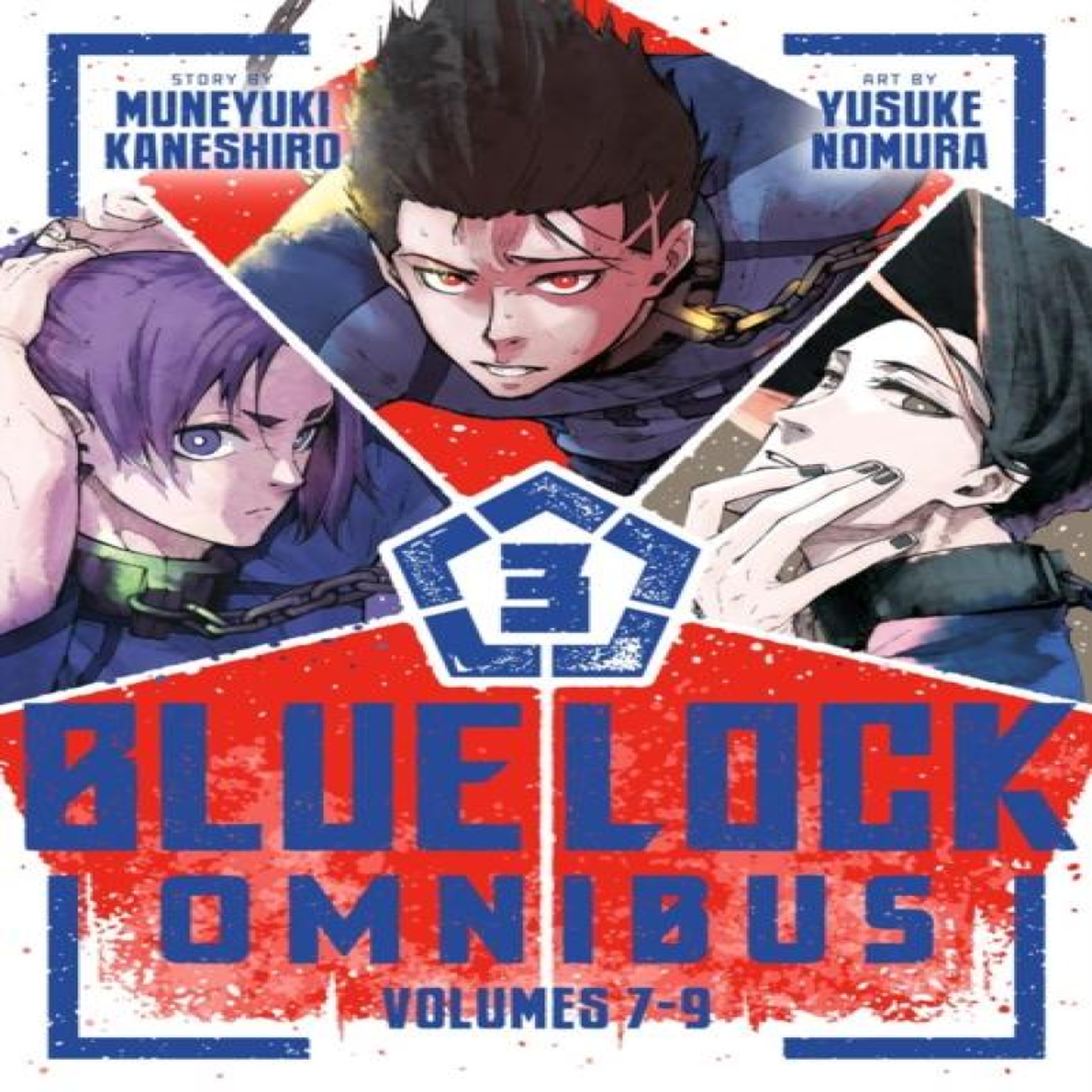 LIVRES Blue Lock Omnibus 3 (Vol. 7-9)