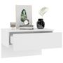 Voir la diapositive 4 : VIDAXL Tables de chevet murales 2 pcs Blanc