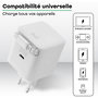 Voir la diapositive 4 : TNB Chargeur + câble GAN USB-C power delivery + cable 70cm
