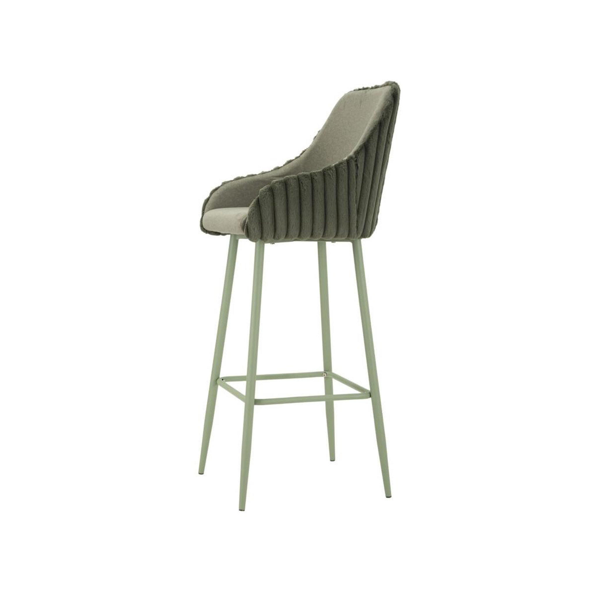 Voir la diapositive 4 : Paris Prix Lot de 2 chaises de bar  alaska  111cm vert