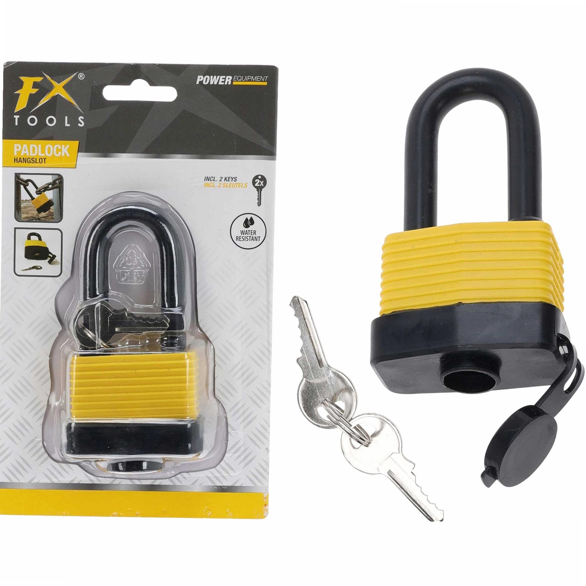 Voir la diapositive 3 : FX TOOLS Cadenas Étanche Grande Taille 120x35x200mm