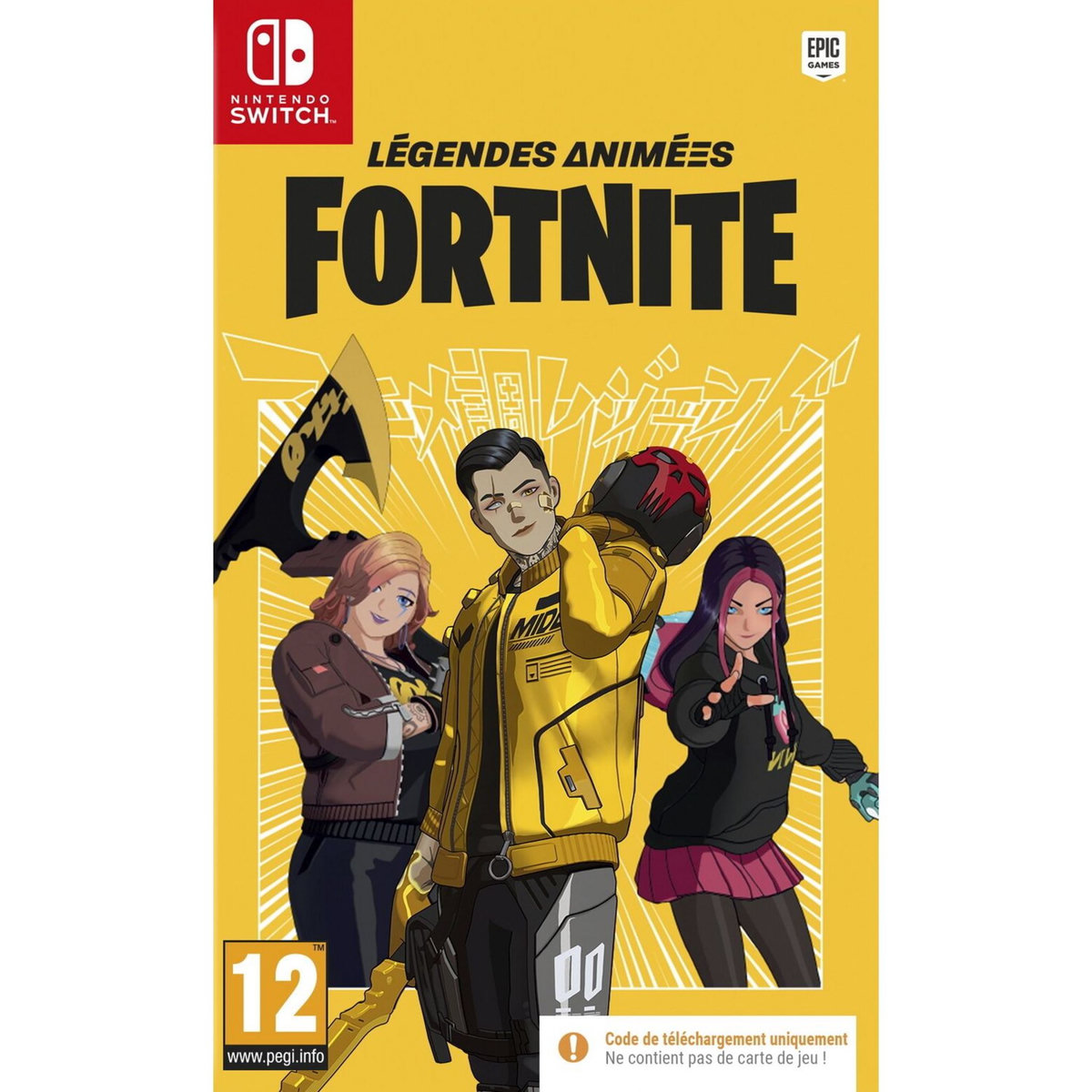 Fortnite - Légendes Animées Pack Nintendo Switch - Code de Téléchargement