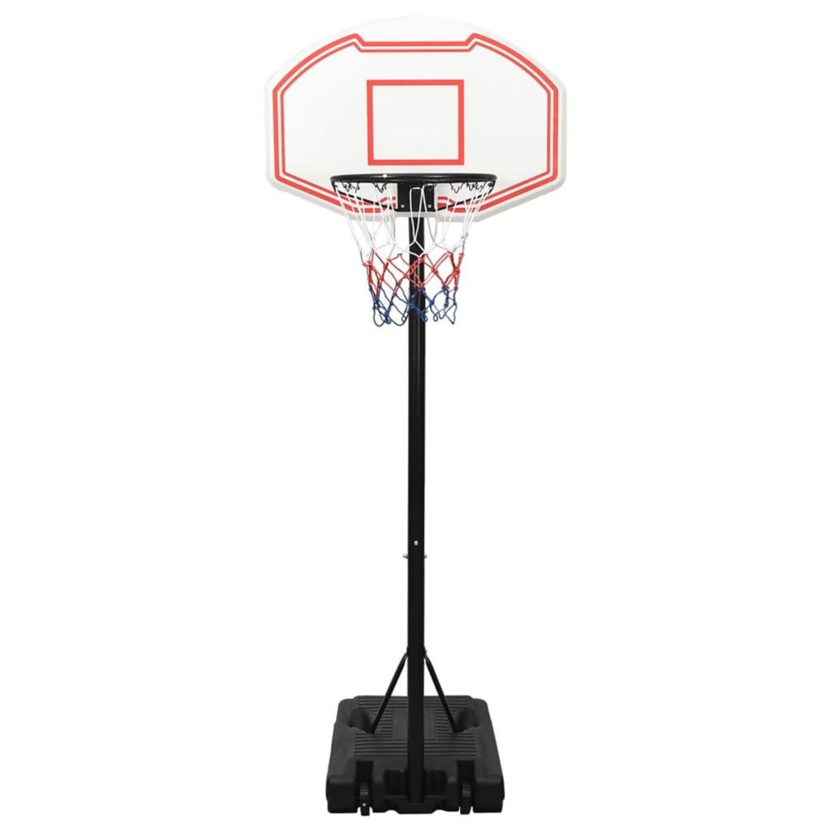 VIDAXL Support de basket-ball Blanc 237-307 cm Polyethylene