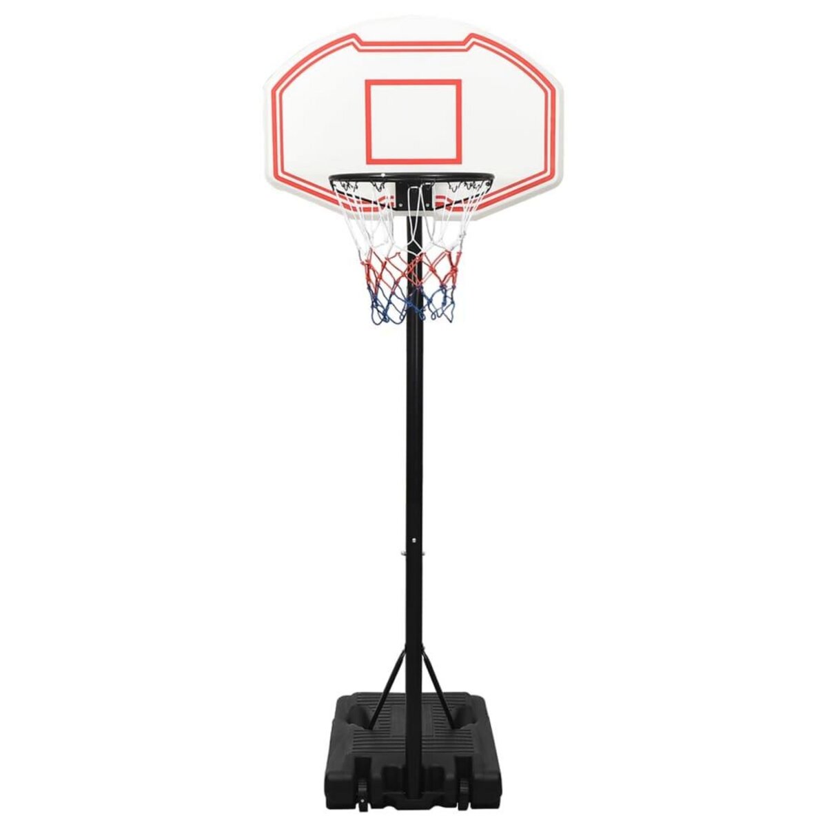 VIDAXL Support de basket-ball Blanc 237-307 cm Polyethylene