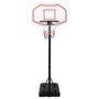 Voir la diapositive 2 : VIDAXL Support de basket-ball Blanc 237-307 cm Polyethylene
