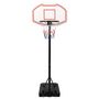Voir la diapositive 2 : VIDAXL Support de basket-ball Blanc 237-307 cm Polyethylene