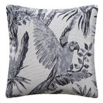 ATMOSPHERA Coussin Déco  Perroquet  40x40cm Gris