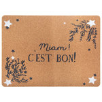 FEERIC LIGHT & CHRISTMAS Set de table de Noël en liège - L. 45 x l. 30 cm - Marron