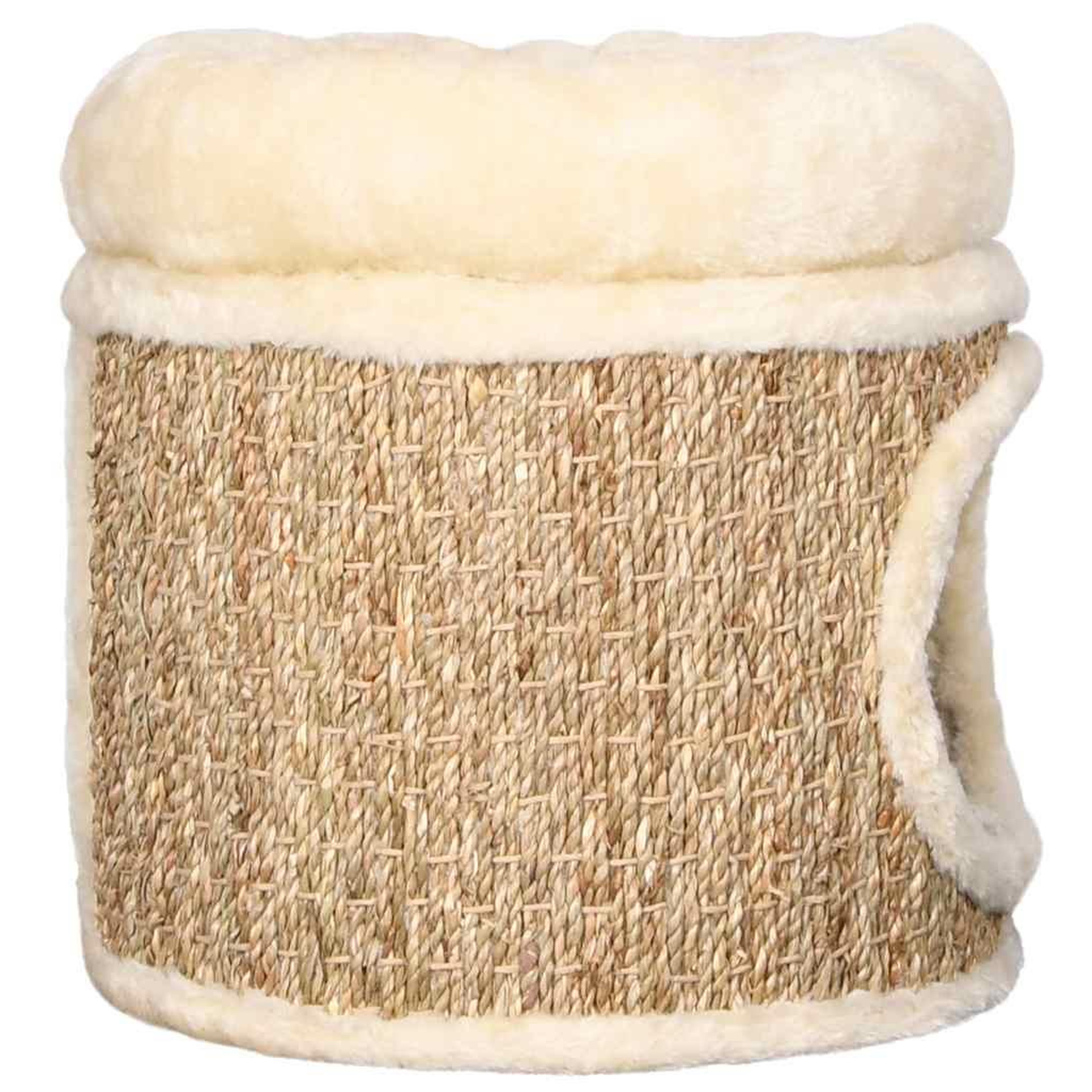 Voir la diapositive 3 : VIDAXL Maison pour chat avec coussin de luxe 33 cm herbiers marins