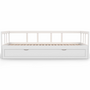 Voir la diapositive 3 : ID MARKET Lit banquette 90 x 190 cm ZOYA convertible 180 x 190 cm blanc avec 1 tiroir de rangement
