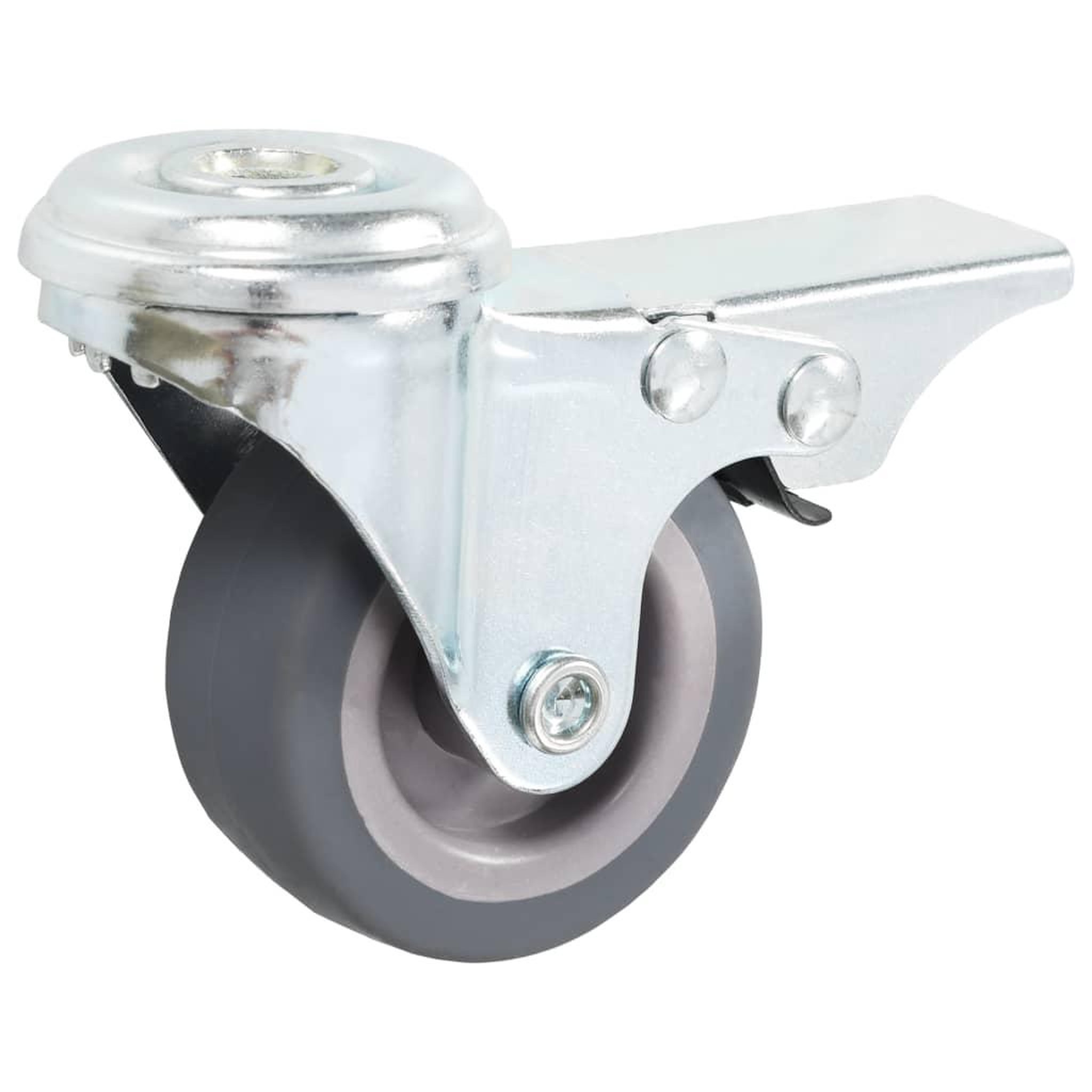 Voir la diapositive 4 : VIDAXL 24 pcs Roulettes pivotantes a trou de boulon 50 mm