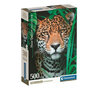 Voir la diapositive 1 : CLEMENTONI Puzzle Clementoni Compact 500 pièces Jaguar dans la Jungle