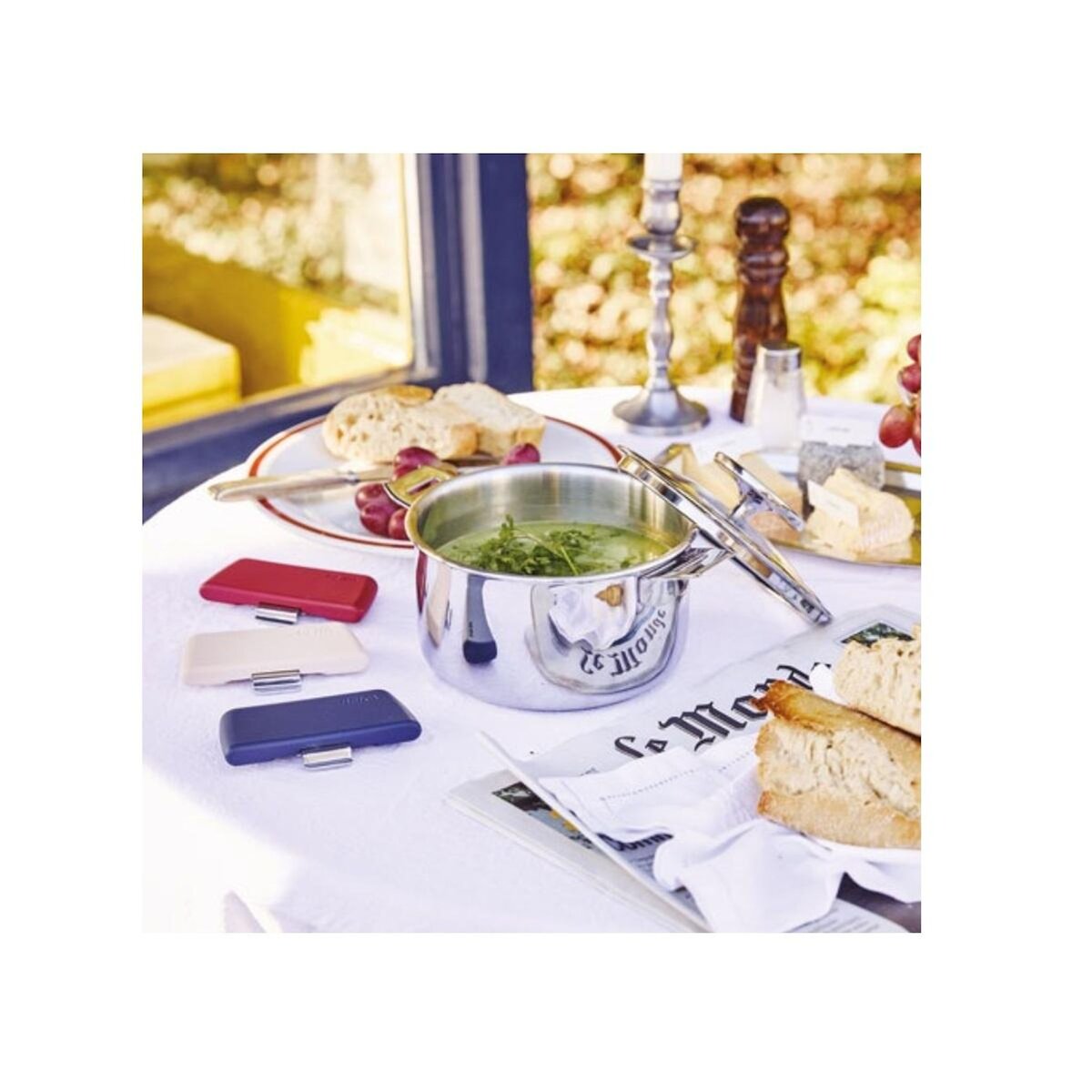 Beka Lot 2 anses amovibles rouge - 140685