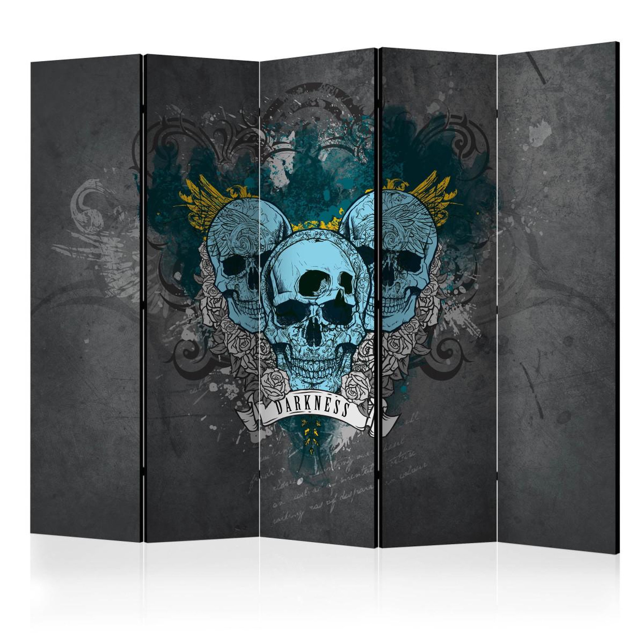 Paris Prix Paravent 5 volets  darkness iii  172x225cm