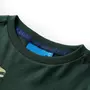 VIDAXL T-shirt enfants a manches longues vert fonce 92