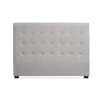 Paris Prix Tête de Lit Capitonnée en Tissu  Amor  160cm Beige